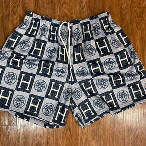 Bravest Studios "Calvary/Horses" Mesh Lined Athleisure Navy Blue Men's Short XXL